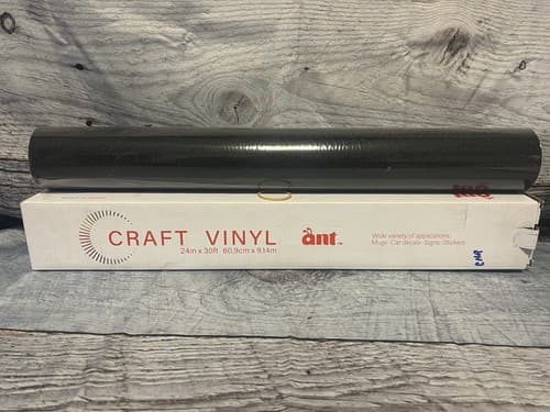 Ant brand~ 24"x10yd(30ft) shimmer Black craft Vinyl~BOCHRQXT4N