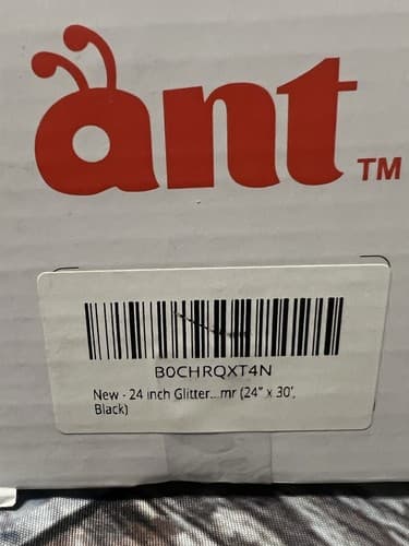 Ant brand~ 24"x10yd(30ft) shimmer Black craft Vinyl~BOCHRQXT4N - Thumbnail 3