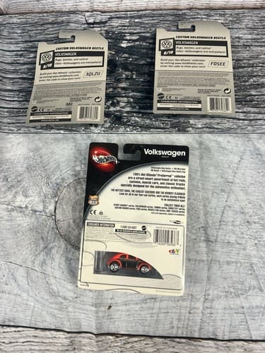 Hot Wheels Volkswagen Beetle~Lot Of Three Custom/Different Styles - Thumbnail 2