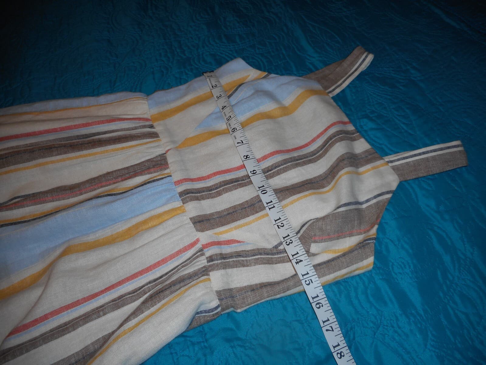 Maggy London Women's Size 2 Striped Sundress Neutral colors - Thumbnail 4