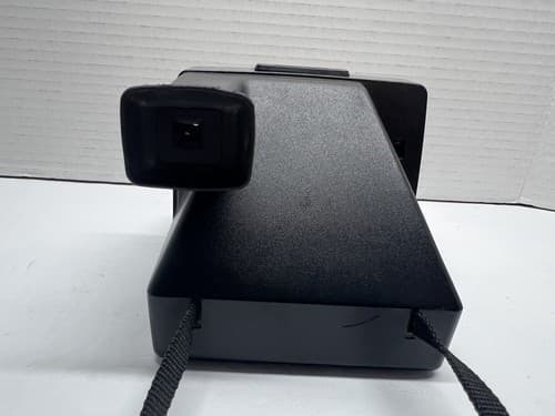 Vintage Original Polaroid One Step Land Camera White Rainbow Stripe With Strap - Thumbnail 3