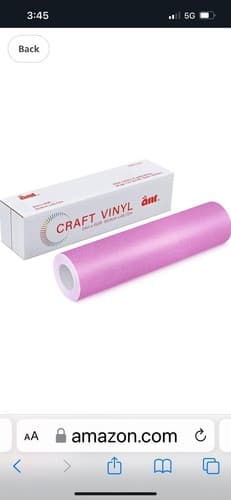 Ant brand~ 24"x10yd(30ft) shimmer glitter PINK Craft Vinyl~BOCHRS5358 - Thumbnail 6