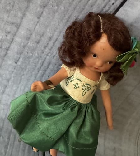 Annie At The Garden Gate Nancy Ann Storybook Doll Bisque #129 With Box 5 in - Thumbnail 7