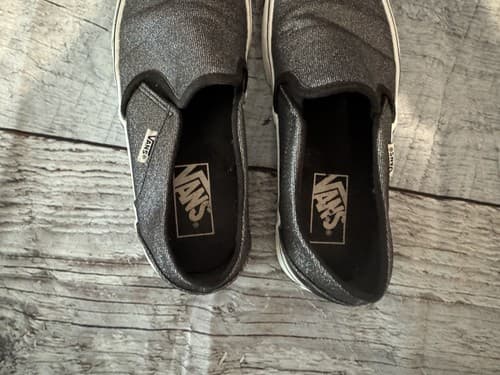 Skechers Glitter Slip-On Shoes Goldie Glitz & Blitz Black-W 6.5 - Thumbnail 6