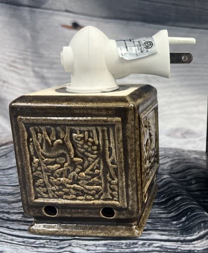 Better Homes & Garden Ceramic Plug-In Scented Wax Warmer Majestic Deer w/Lid 977 - Thumbnail 5