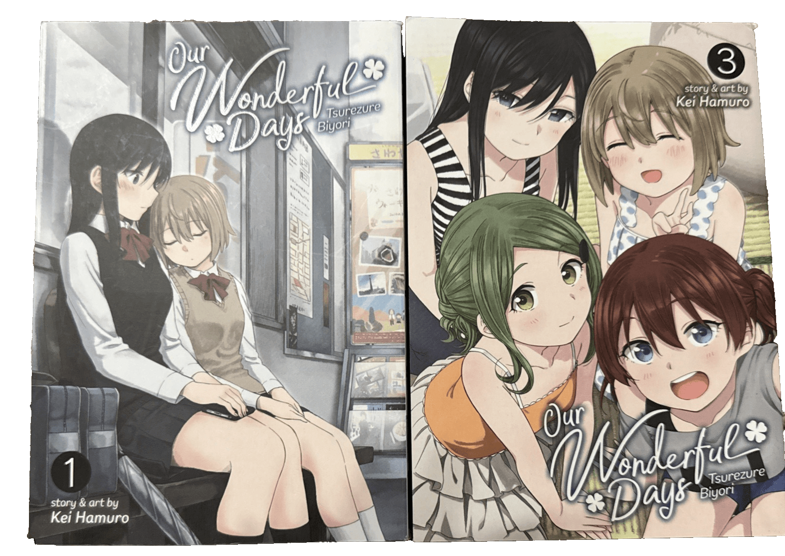 Our Wonderful Days Volume 1 and 3 Tsurezure Biyore Seven Seas Manga English