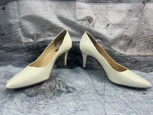 Alex Marie~Viola~9.5m Womens white heeled pump with box~pre-owned - Thumbnail 3