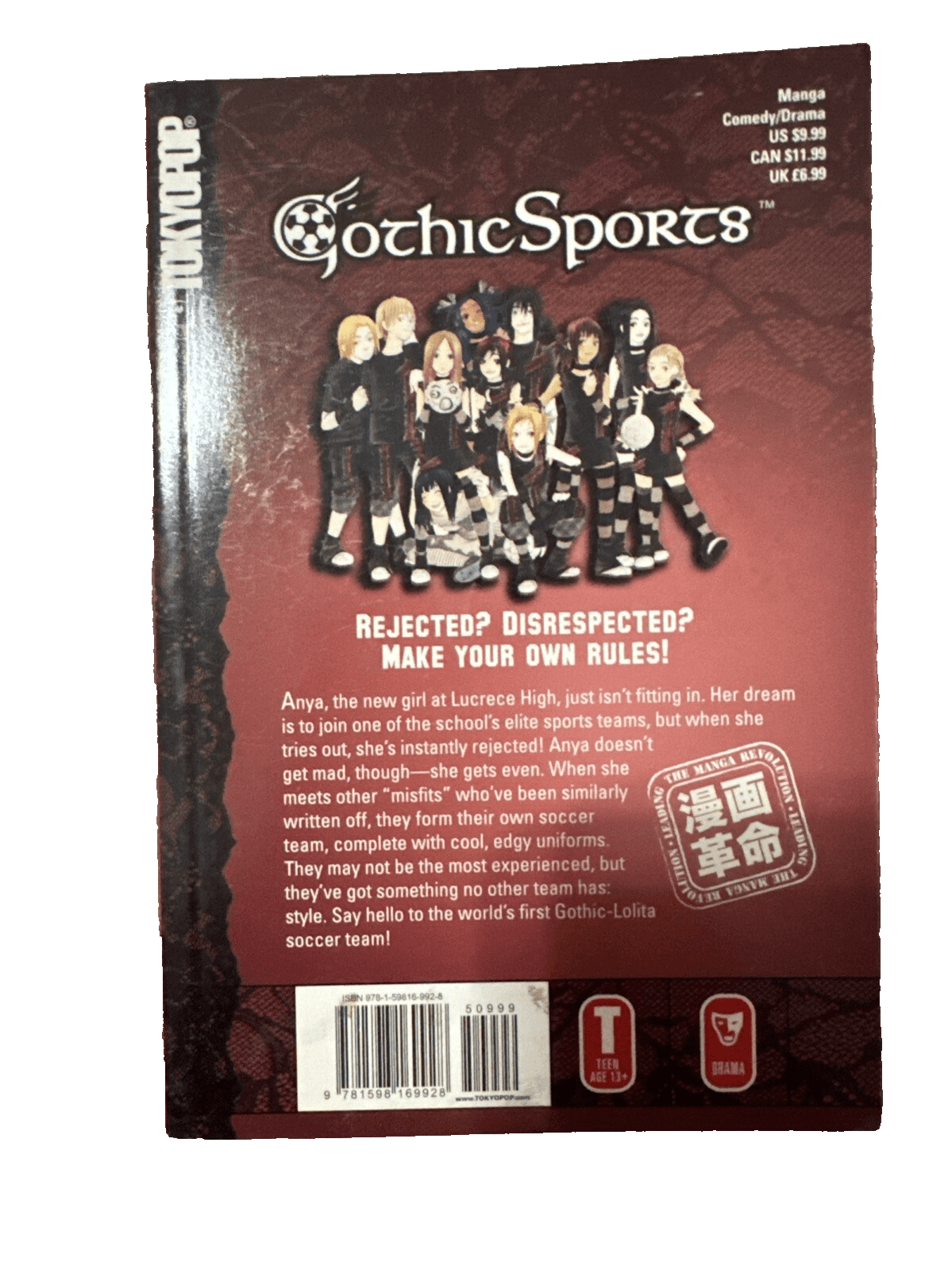Gothic Sports, Vol. 1 by Anike Hage Paperback Book The Fast Free Shipping - Thumbnail 2