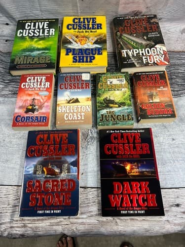 Lot of 15 Clive Cussler Hardcover & paperback Books~ Oregon Files Series - Thumbnail 3