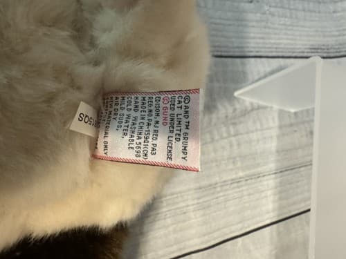 9.5" Grumpy Cat Siamese Gund Stuffed Soft Animal Gray Eyes Plush 4040133 - Thumbnail 7