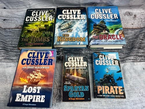 Lot of 15 Clive Cussler Hardcover & paperback Books~ Oregon Files Series - Thumbnail 2