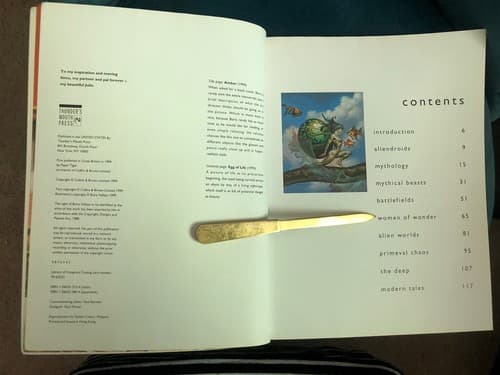 Dreams The Art of Boris Vallejo by Thunder's Mouth 1999 American P/Back vintage - Thumbnail 4