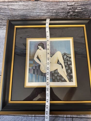 Itzchak Tarkay Nude Custom Framed Limited #326/450 signed Print "Free Spirit" - Thumbnail 8