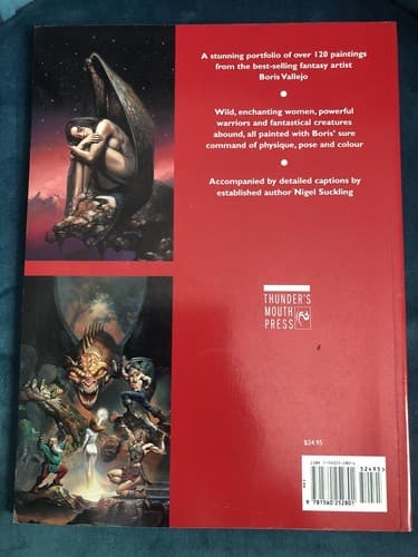 Dreams The Art of Boris Vallejo by Thunder's Mouth 1999 American P/Back vintage - Thumbnail 2