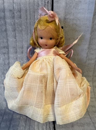 Vintage Nancy Ann Storybook Dolls #158 Sugar and Spice-Bisque face and limbs