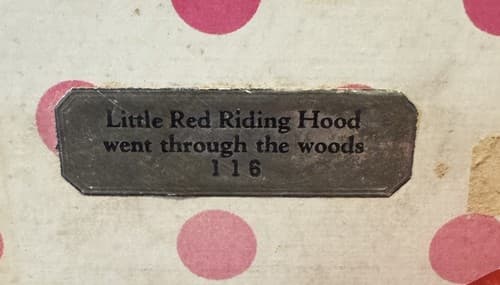 Nancy Ann Storybook doll - #116, Little Red Riding Hood/ Bisque face & limbs - Thumbnail 2