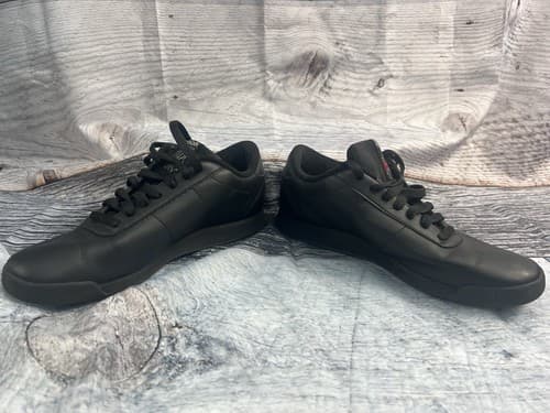 Reebok Classic Black Leather women's Size 9.5M Sneakers - Thumbnail 3