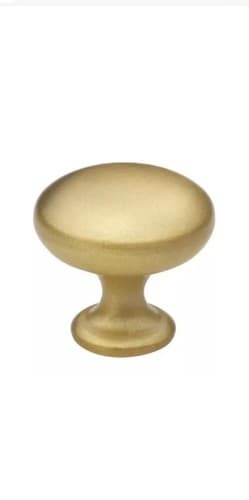 10 Pack GlideRite 1-1/8" Classic Round Cabinet Knob Satin Gold 5411-SG-1