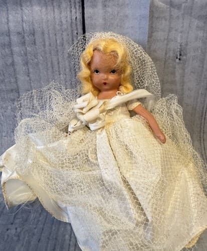 Vintage Nancy Ann Storybook Doll Bisque #86 Bride Family Series
