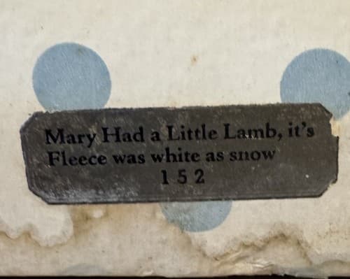 Nancy Ann Storybook Dolls ~ #152 Mary Had a Little Lamb Doll - Thumbnail 4
