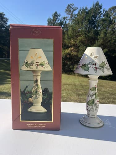 Holiday Gatherings Candlestick Lamp 761855