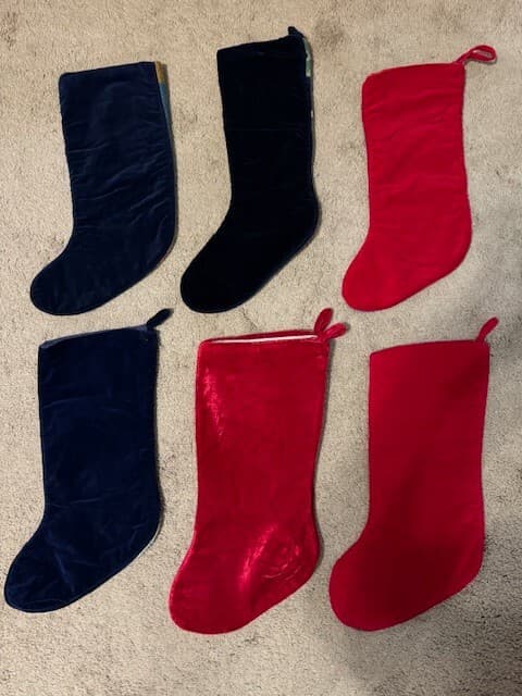 BEAUTIFUL NEEDLEPOINT CHRISTMAS STOCKINGS - CHOICE - Thumbnail 2