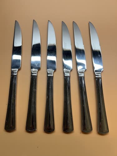 6 Reed & Barton Steak Knife knives Walden series design - Thumbnail 2