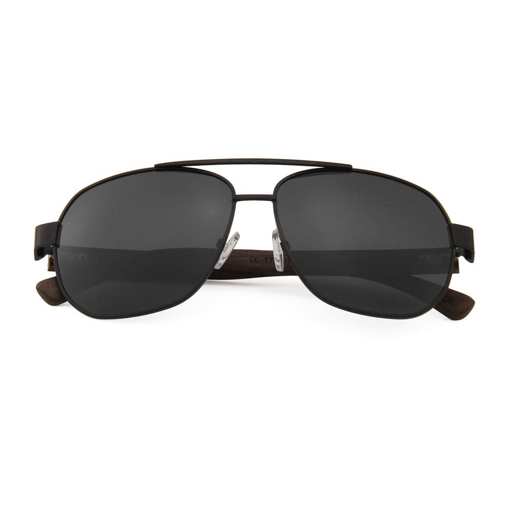 Tucci Aviator Sunglasses - Black - Thumbnail 4