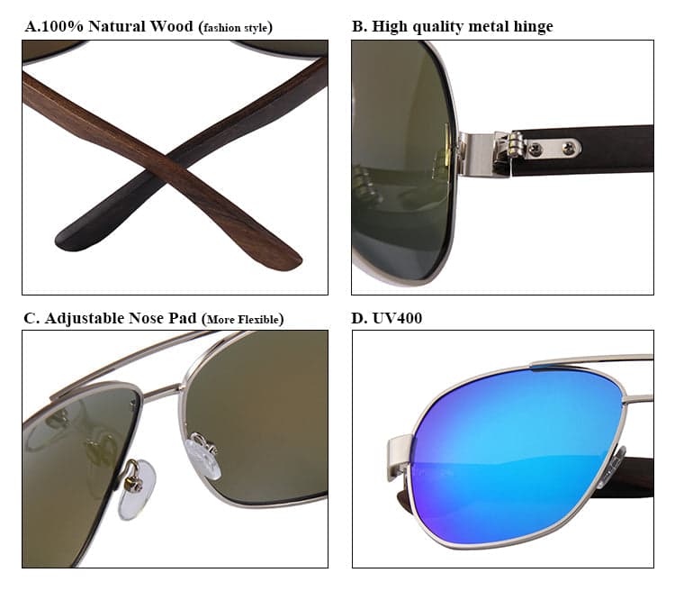 Tucci Aviator Sunglasses - Green - Thumbnail 14