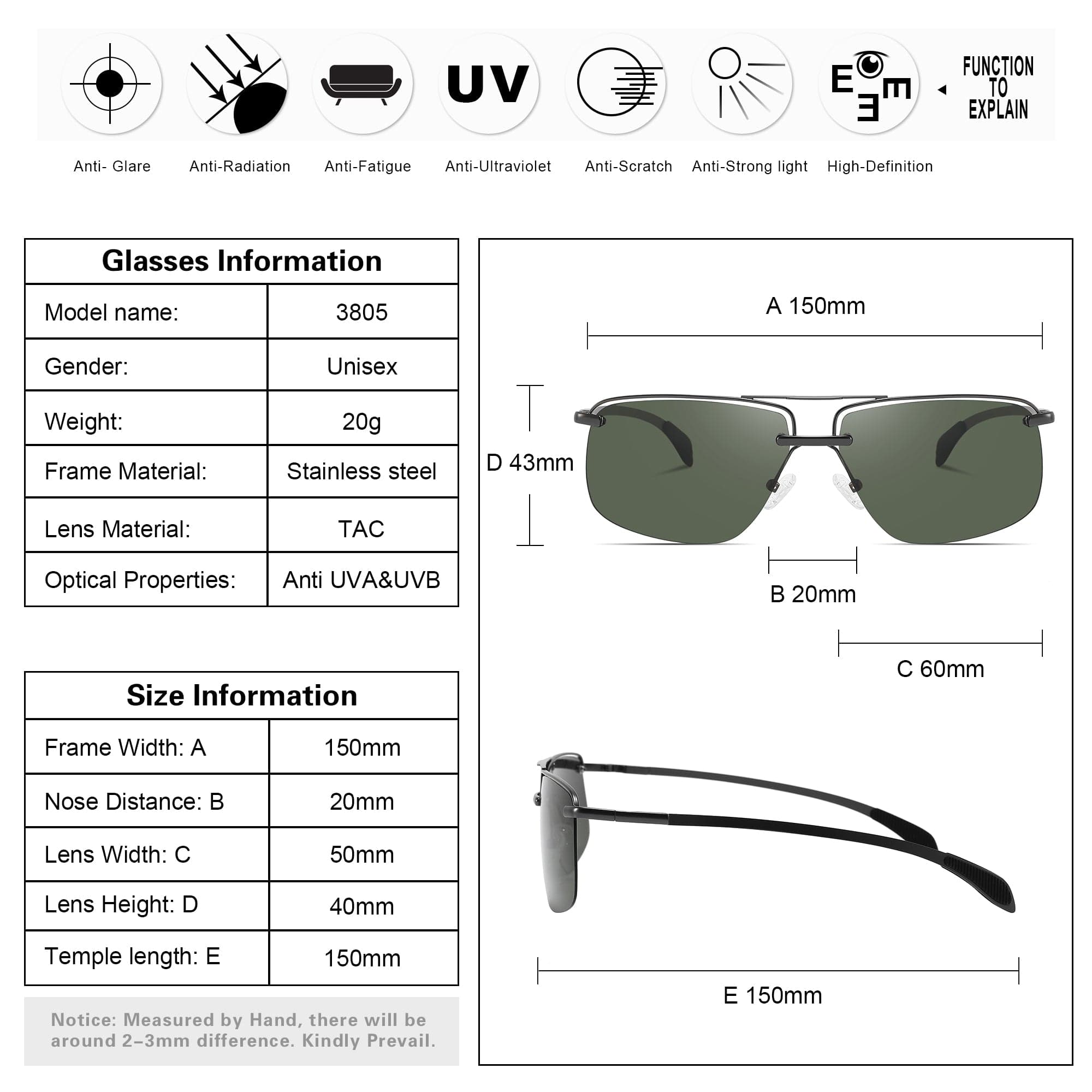 Tucci Metal Elegance Sunglasses - Thumbnail 9