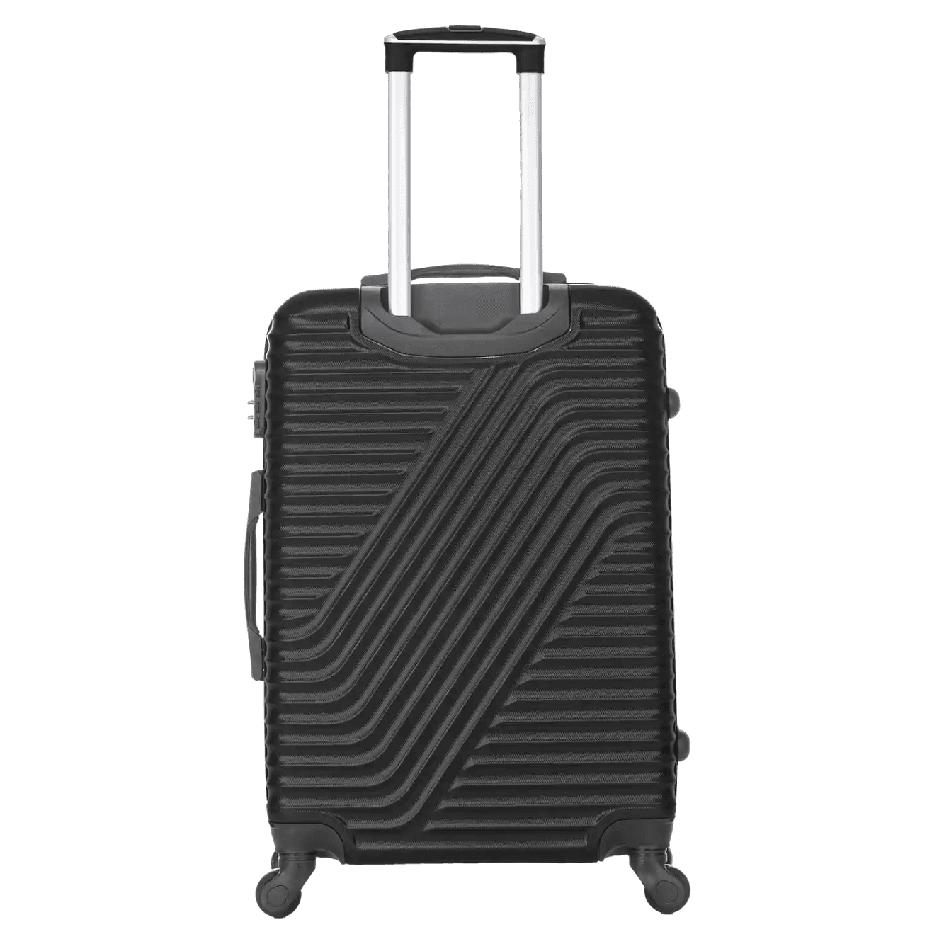 TUCCI Italy TRAVOLA 3-Pc Hardside Spinner Luggage Set (20/24/28") - Black - Thumbnail 5