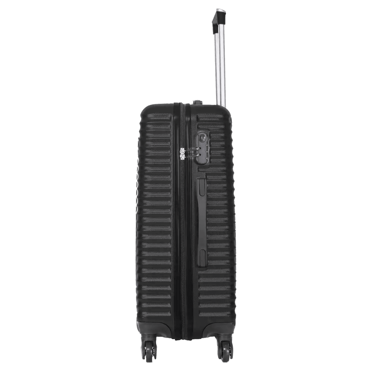 TUCCI Italy TRAVOLA 3-Pc Hardside Spinner Luggage Set (20/24/28") - Black - Thumbnail 4