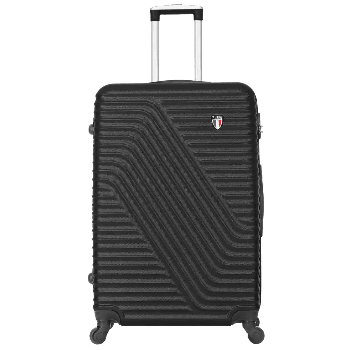 TUCCI Italy TRAVOLA 3-Pc Hardside Spinner Luggage Set (20/24/28") - Black - Thumbnail 3