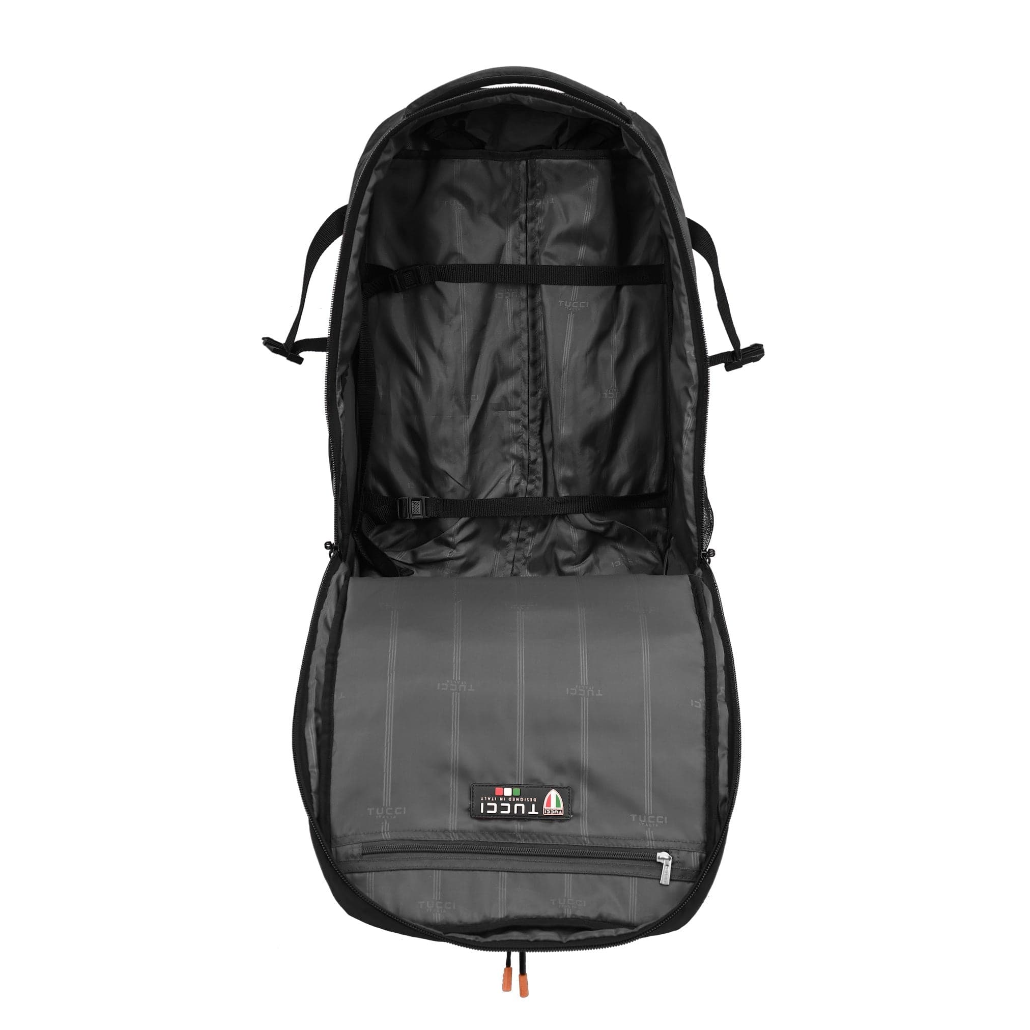 Tucci Scorre 18-Inch Backpack & Carry-On - Black - Thumbnail 4