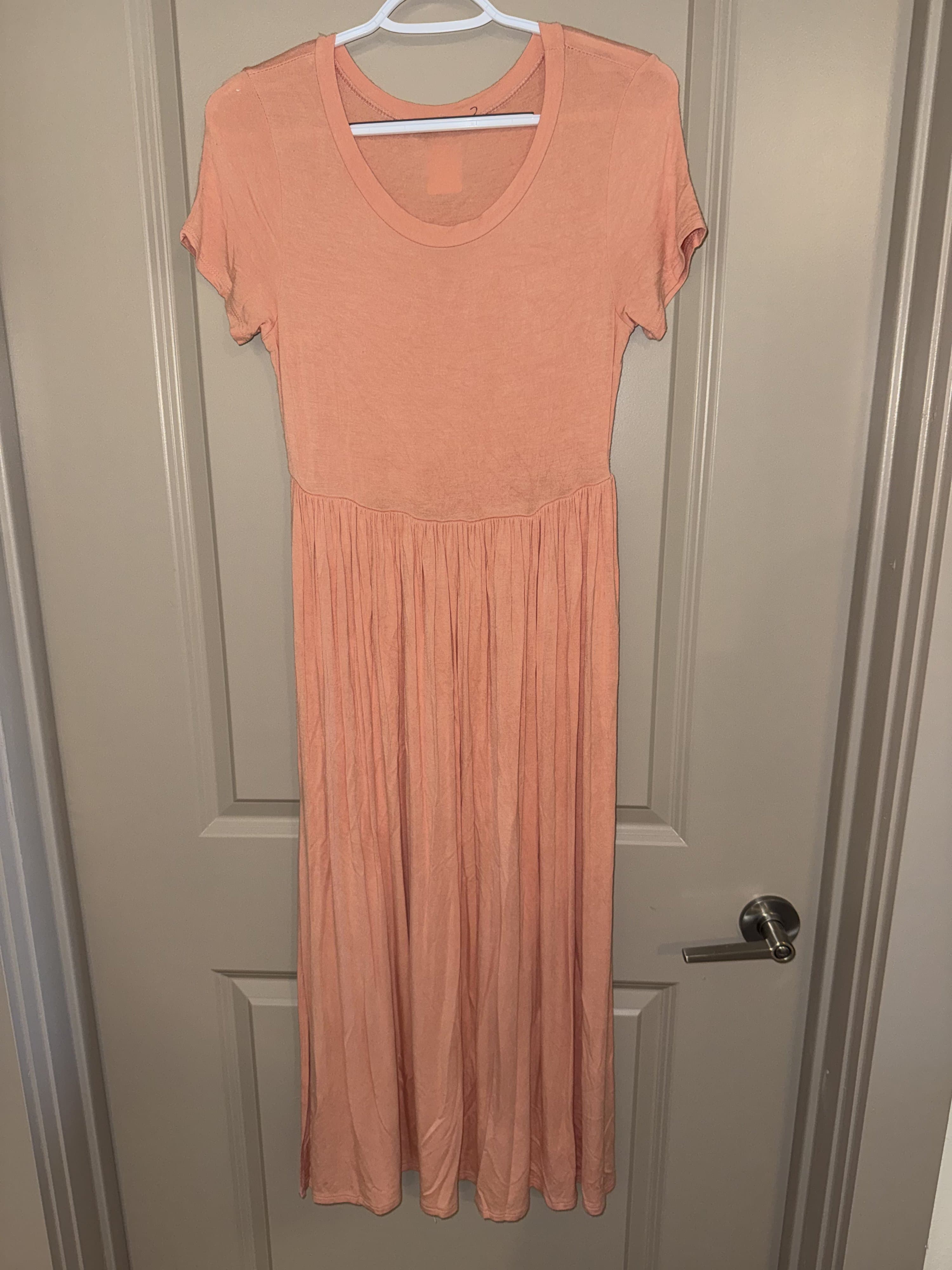 2 Saints Peach Maxi Dress Size L