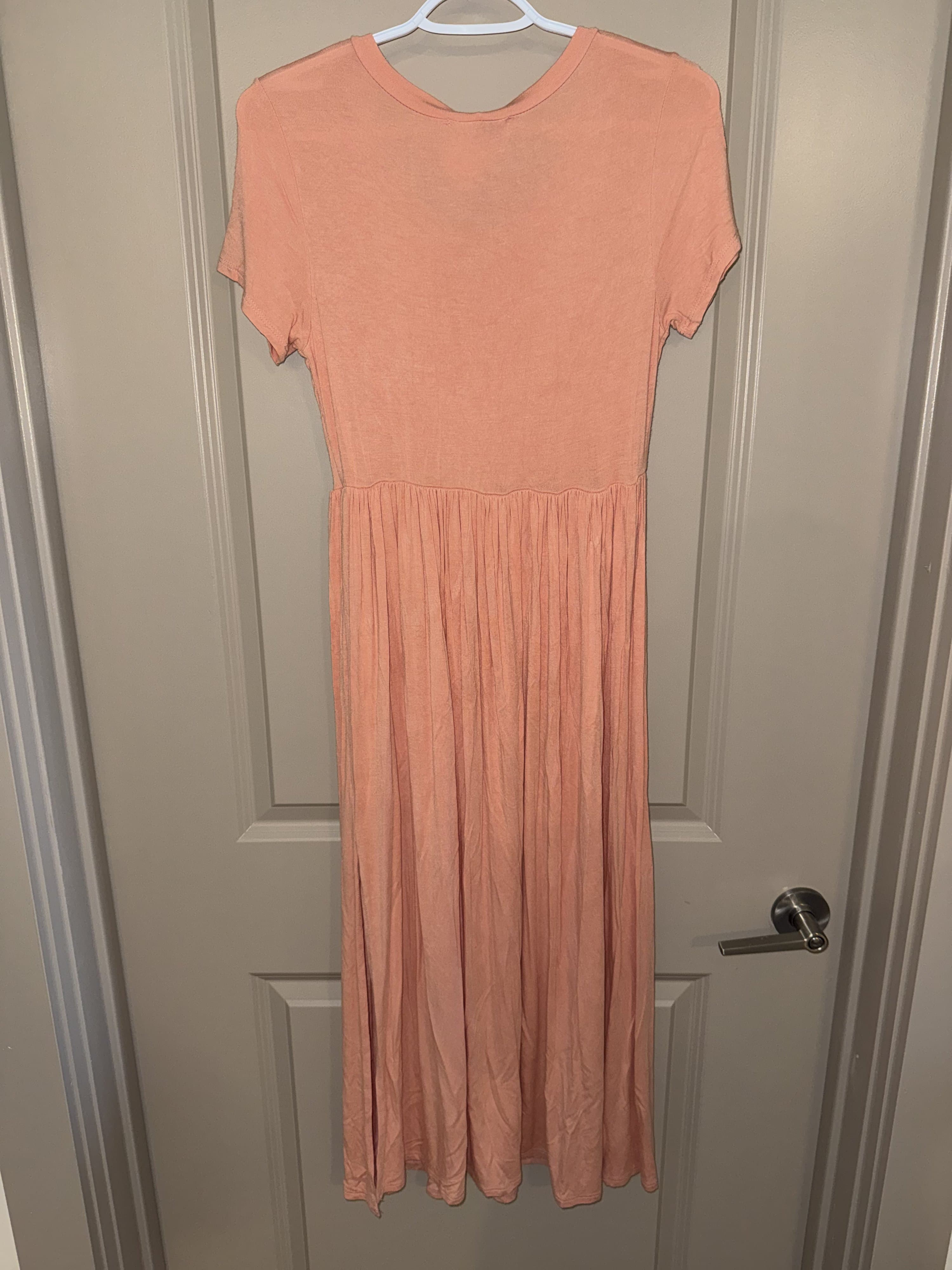 2 Saints Peach Maxi Dress Size L - Thumbnail 2