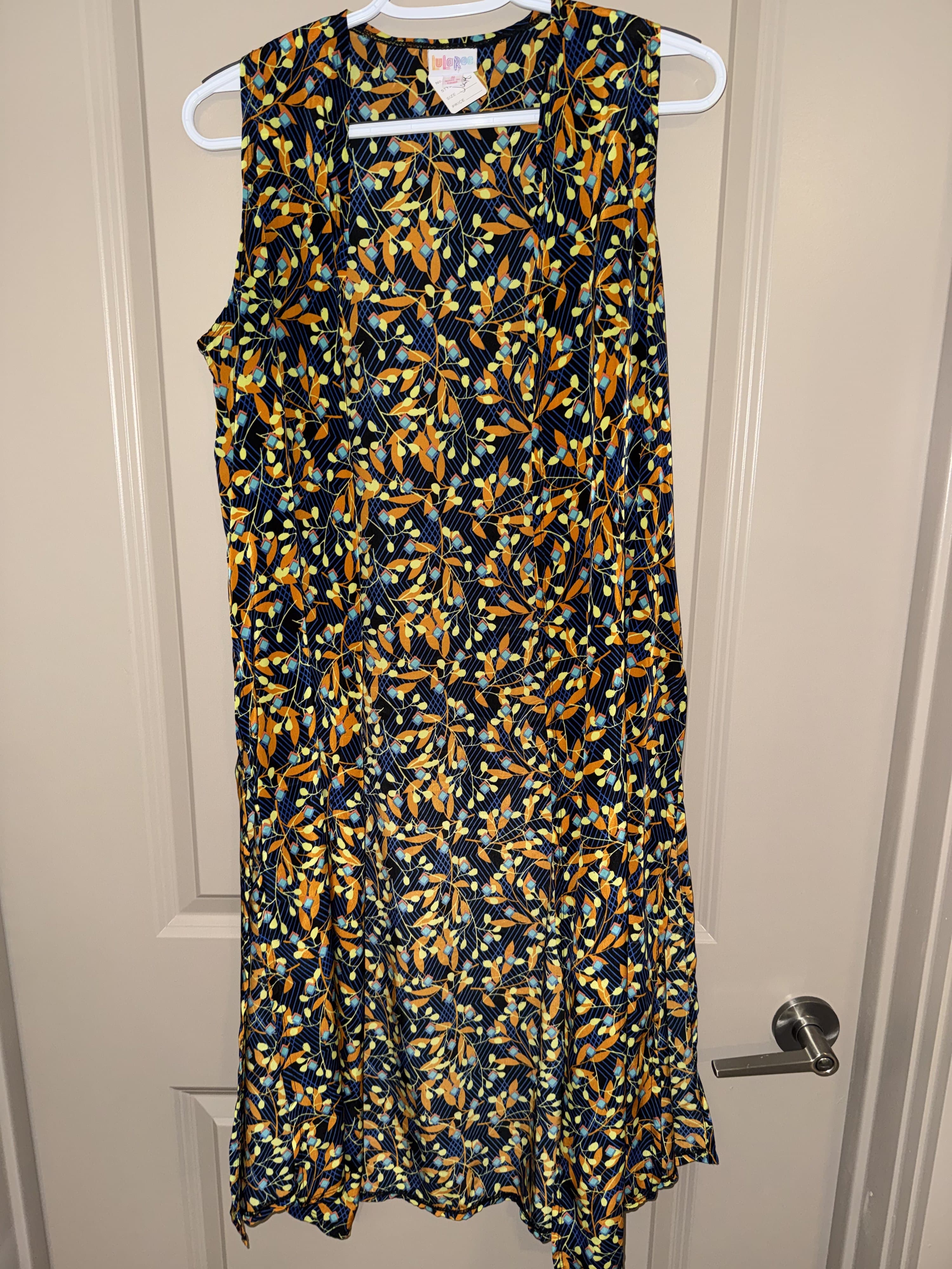 LuLaRoe Sleeveless Floral Shawl Size S
