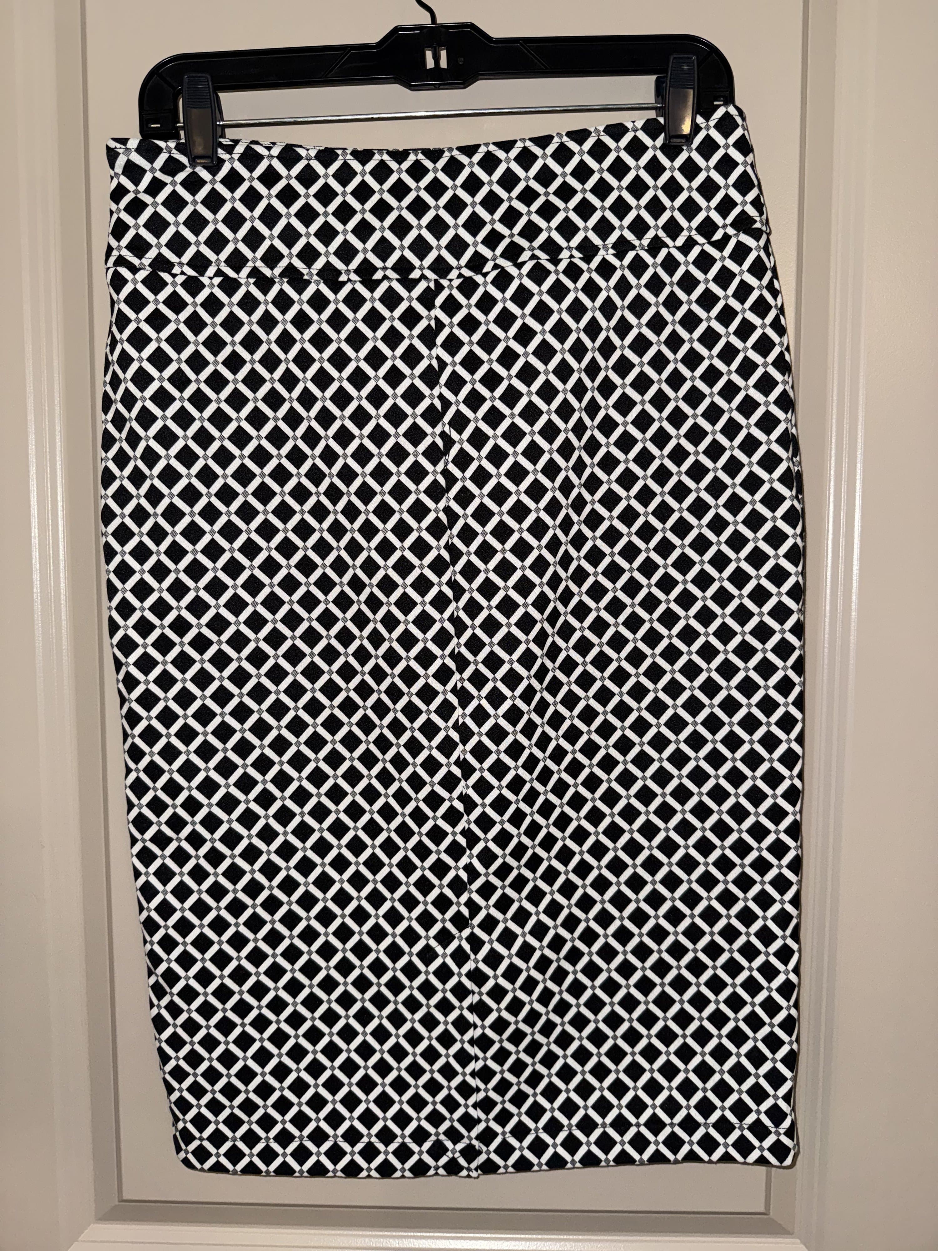 Soho Apparel Black & White Pencil Skirt M - Thumbnail 2
