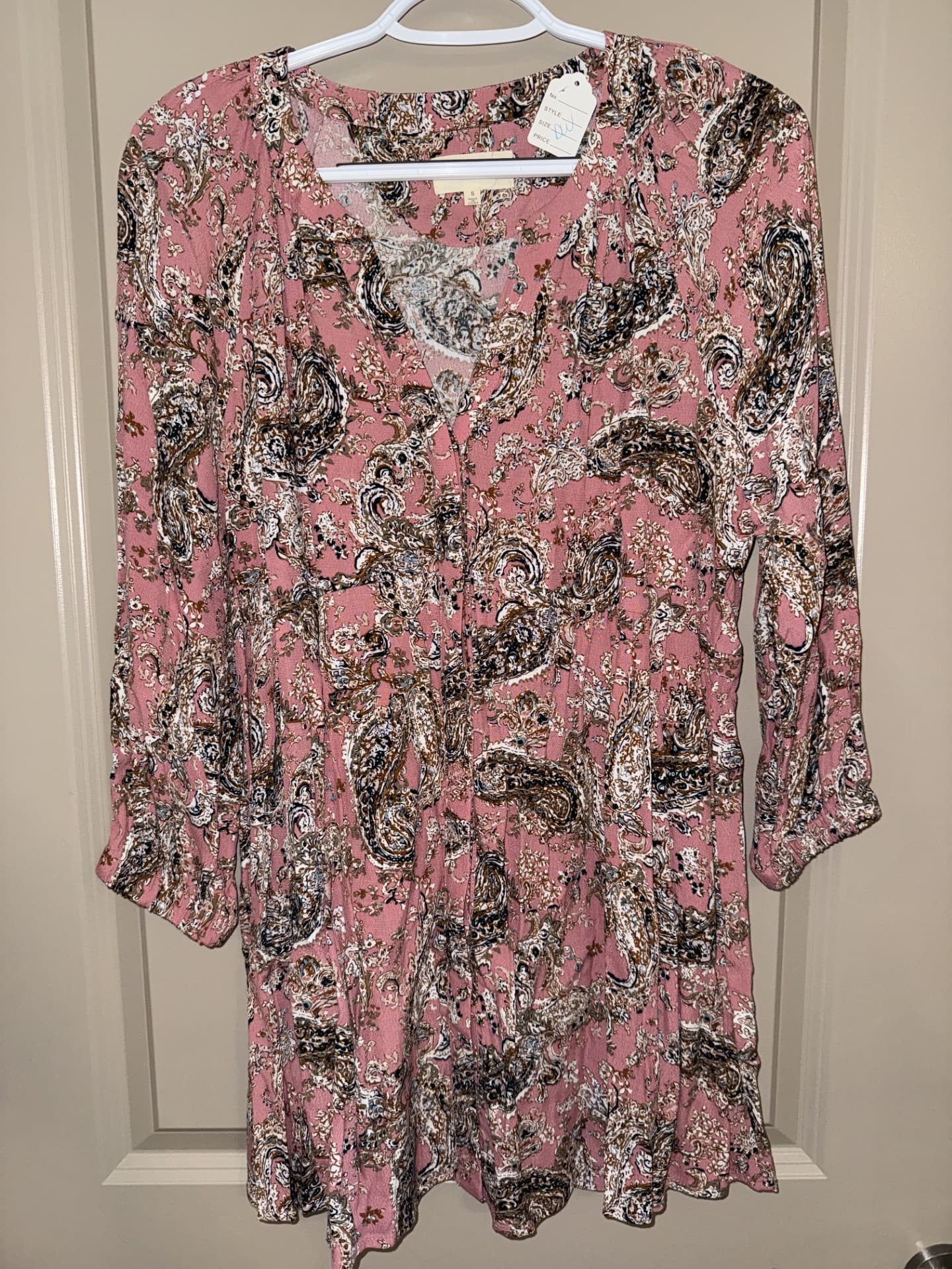 Melloday Paisley Print Dress Size S