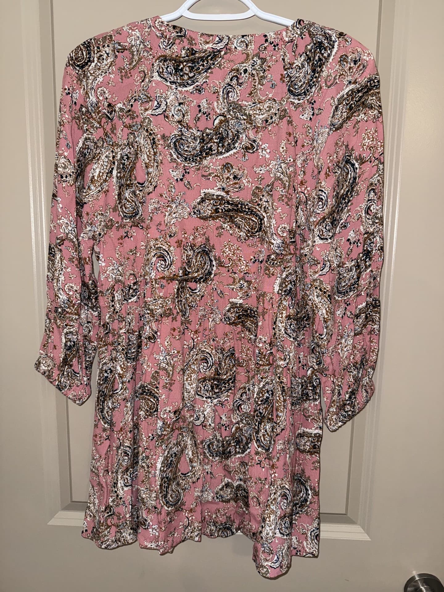 Melloday Paisley Print Dress Size S - Thumbnail 2
