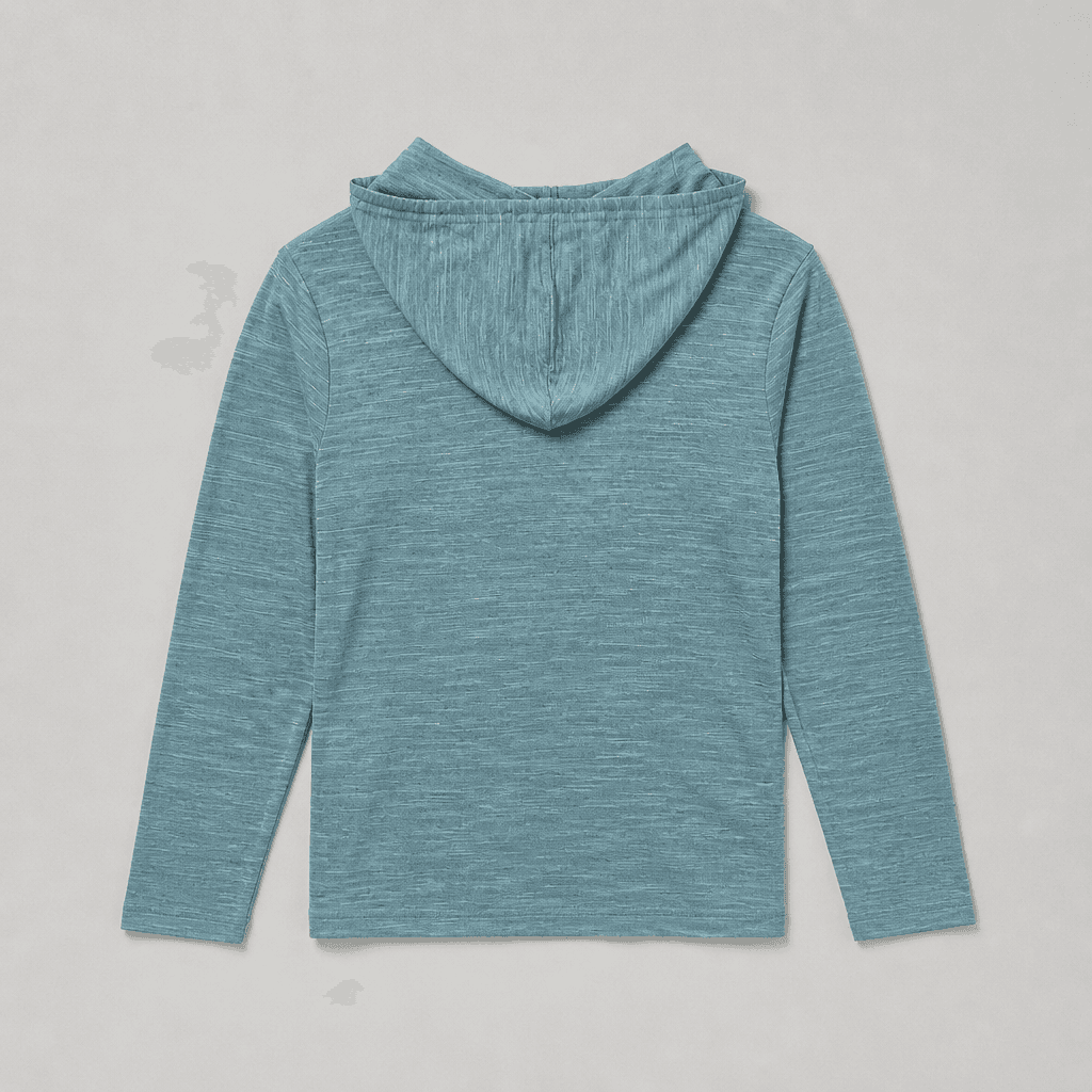 Nine West Vintage America Women's Long Sleeve Hooded Top Teal UC Size M - Thumbnail 2