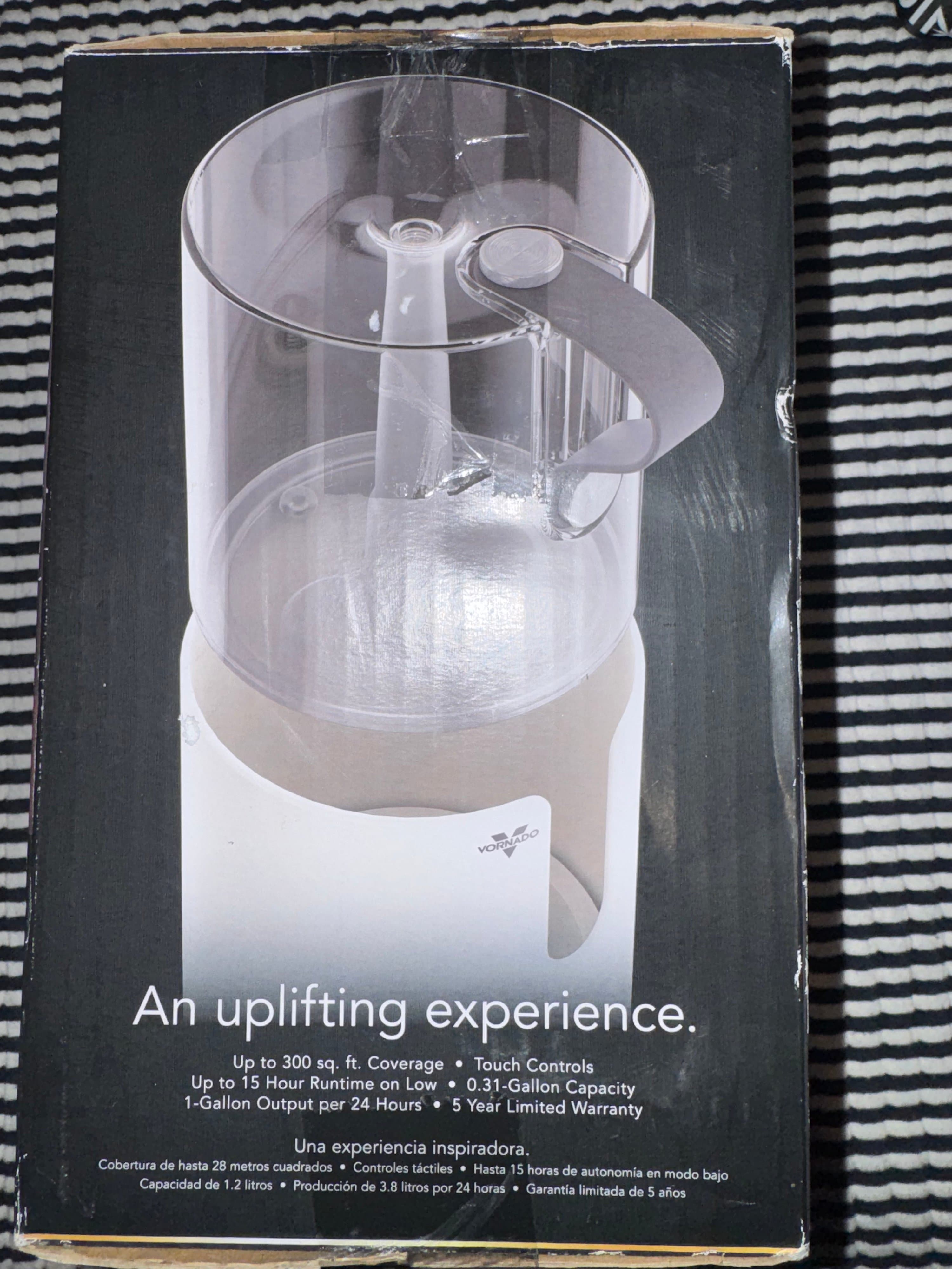 Vornado VOTIV 4 Ultrasonic Humidifier 300 Sq Ft White - Thumbnail 3