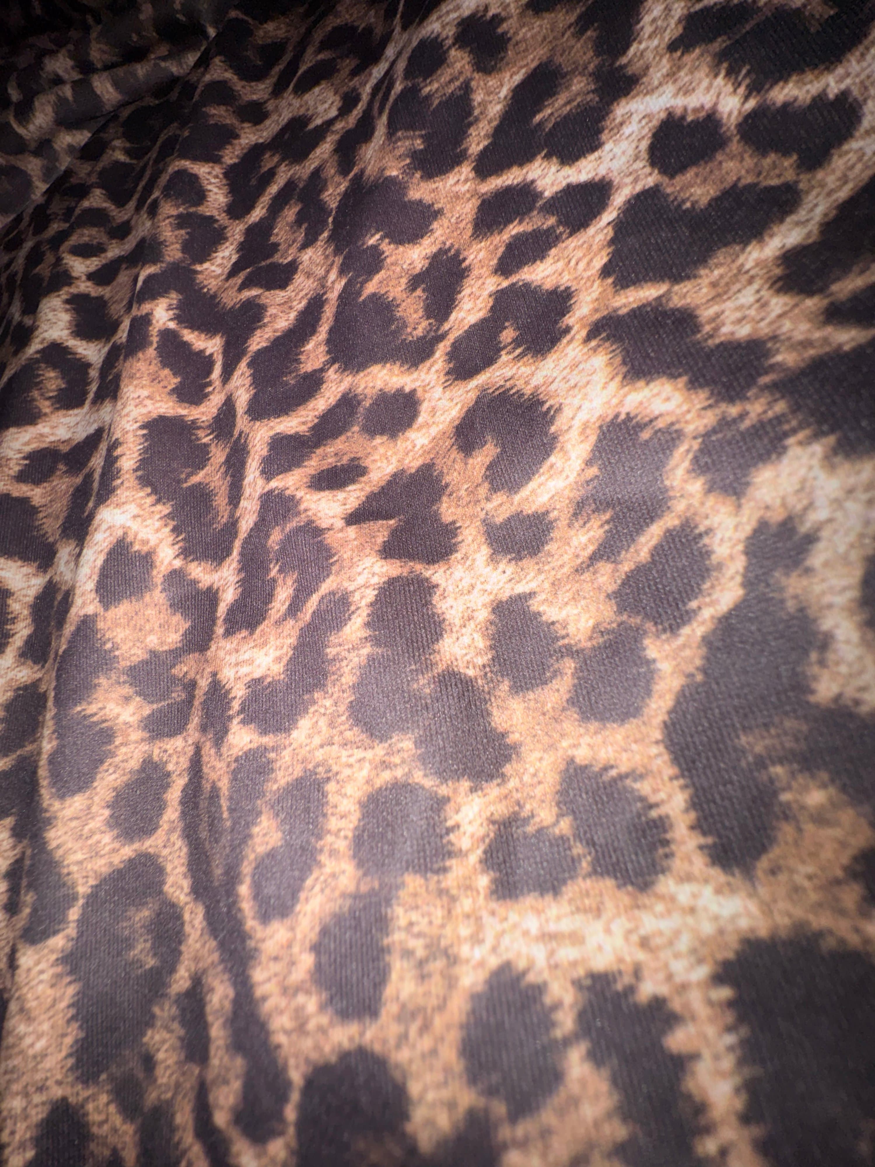 SweatyRocks Leopard Print Bodysuit Long Sleeve XL - Thumbnail 5