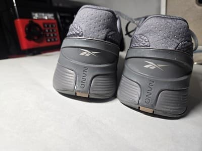 Reebok Nano X3 Lace Up Running Training Shoes Men's Shoes 8 gray Trainer - Thumbnail 11