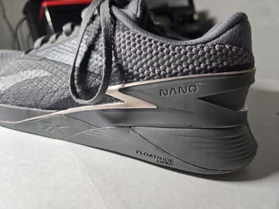 Reebok Nano X3 Lace Up Running Training Shoes Men's Shoes 8 gray Trainer - Thumbnail 14