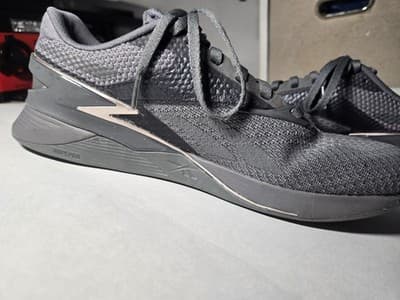Reebok Nano X3 Lace Up Running Training Shoes Men's Shoes 8 gray Trainer - Thumbnail 12