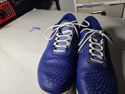 Adidas Women's Adipure Sport Bluglo/Ng Golf Shoes Size 6.5 Spikeless Blue (S11) - Thumbnail 7