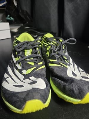 Women’s New Balance XC Seven V4 Size 10.5 Spike Running Shoes Black Green New - Thumbnail 3