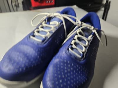Adidas Women's Adipure Sport Bluglo/Ng Golf Shoes Size 6.5 Spikeless Blue (S11) - Thumbnail 4