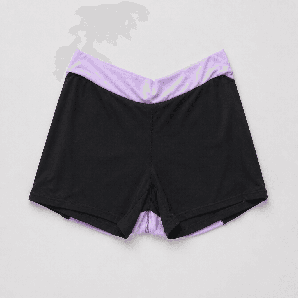 Women's 3X Swimwear Purple Skort with Black Shorts - Thumbnail 2